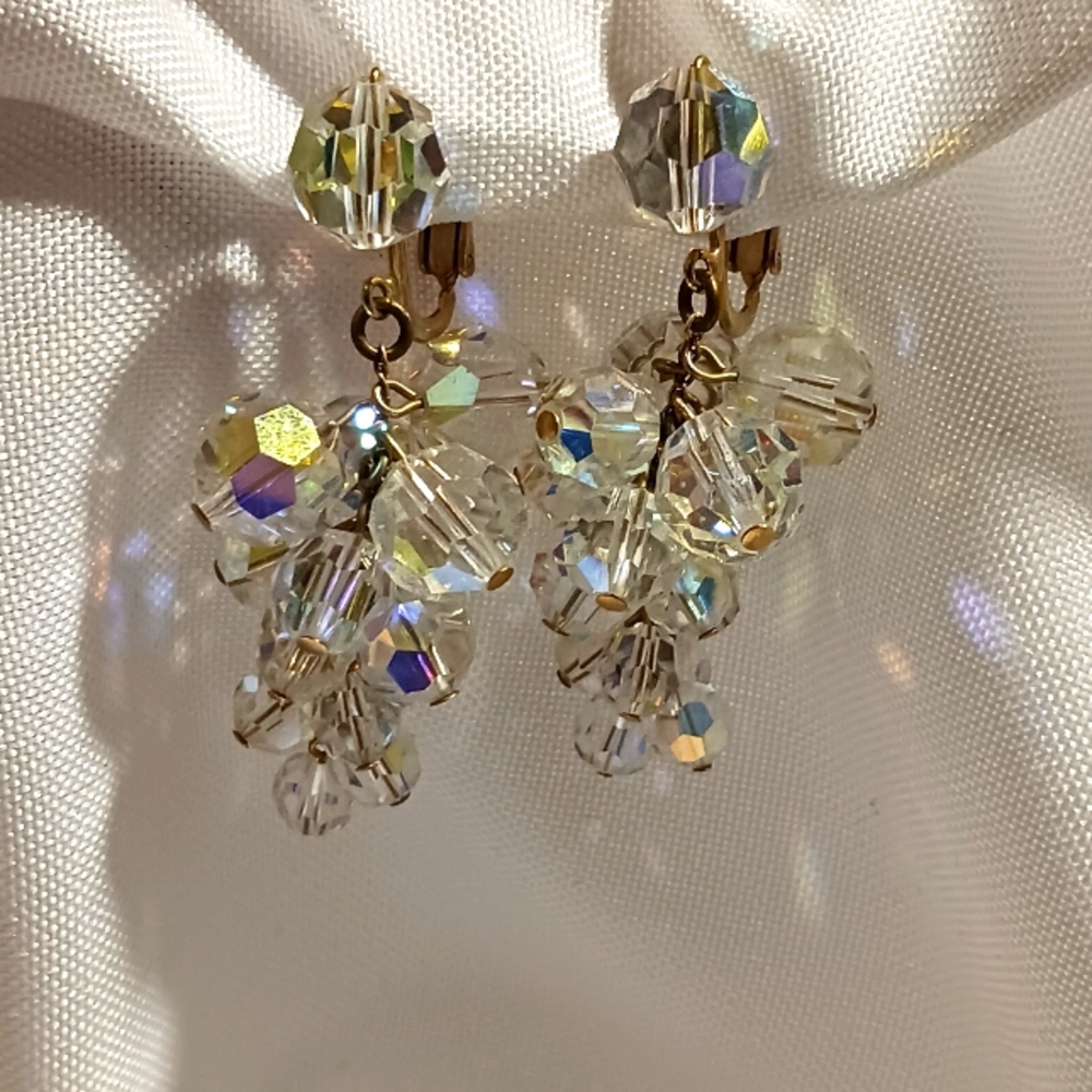 Auora Borealis PAT 24005 Twist Back Earrings